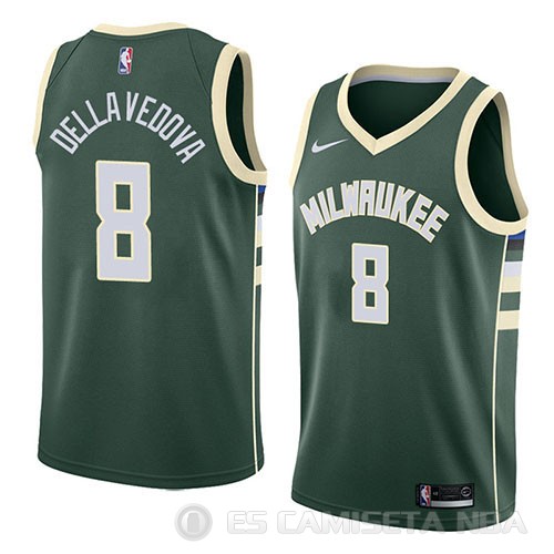 Camiseta Matthew Dellavedova #8 Milwaukee Bucks Icon 2018 Verde - Haga un click en la imagen para cerrar